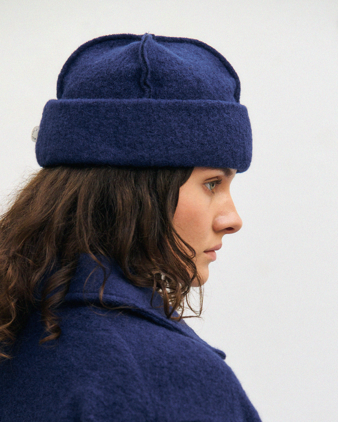 Toque Bio Wollmischung - Royalblau