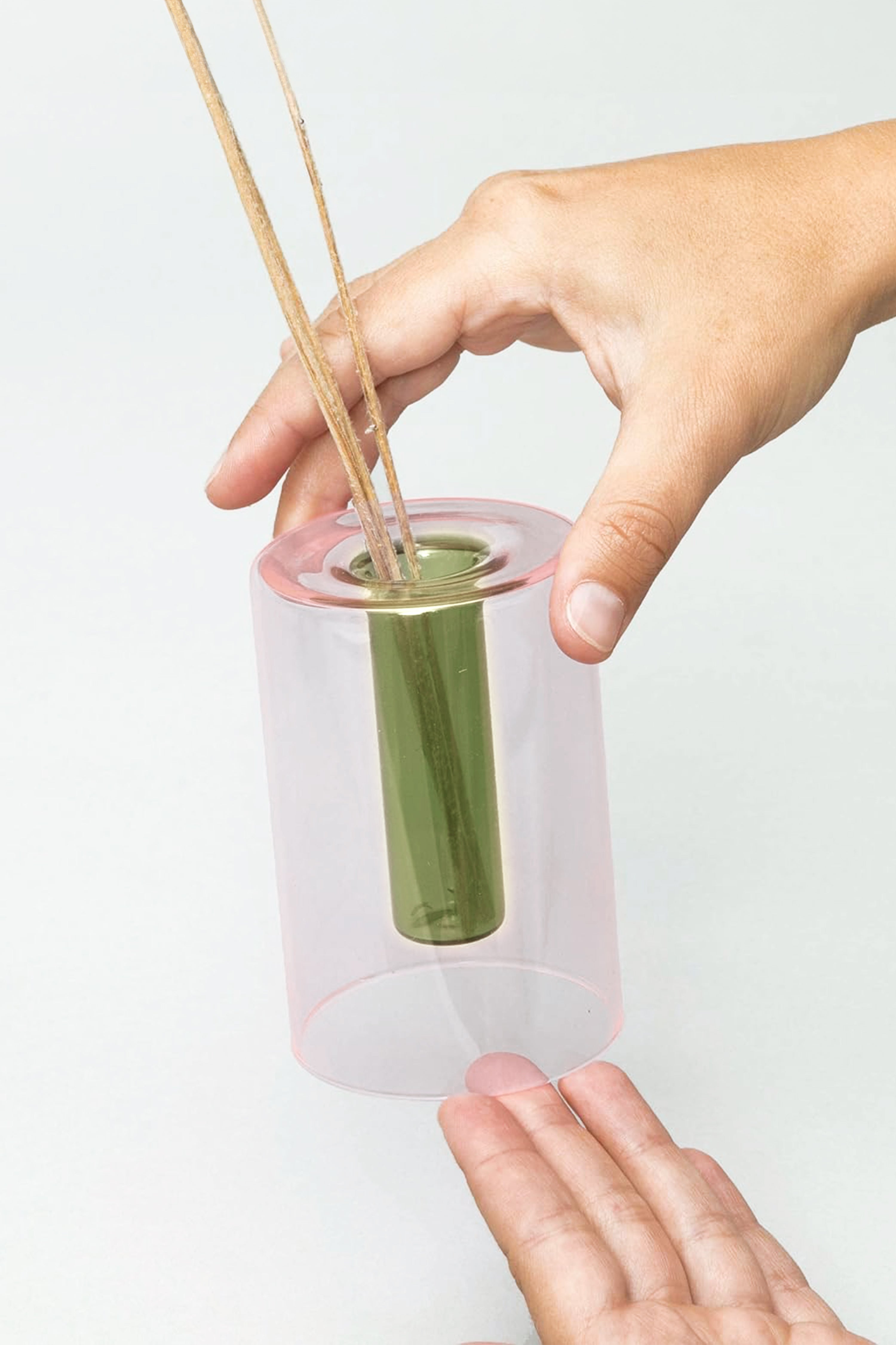 Reversible Glass Vase