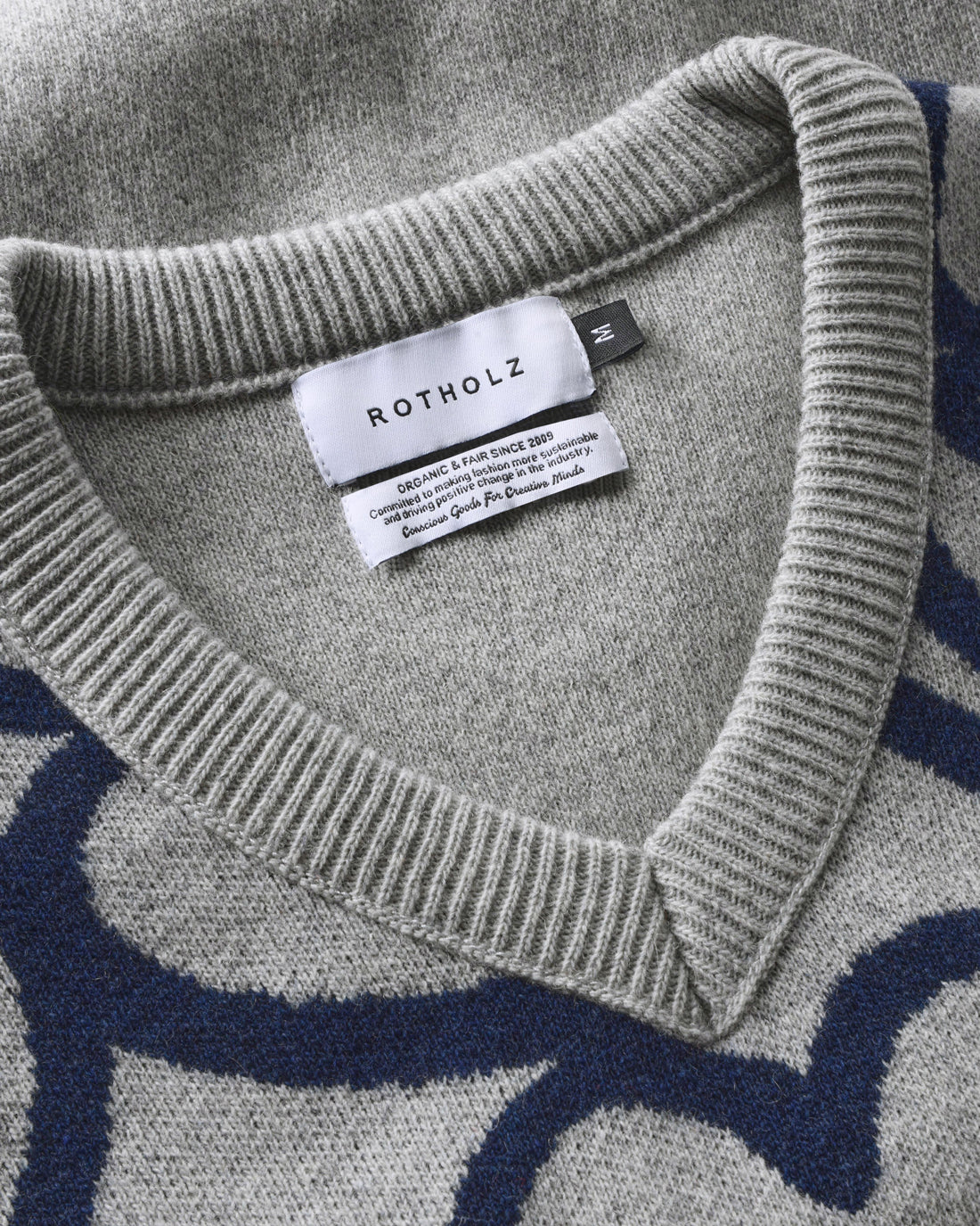 Affection Strick Weste Recycelte Wolle - Hellgrau