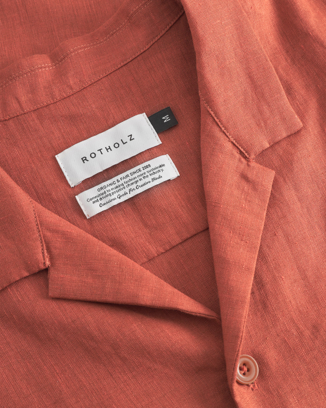 Bowling Shirt Bio Baumwolle - Rot