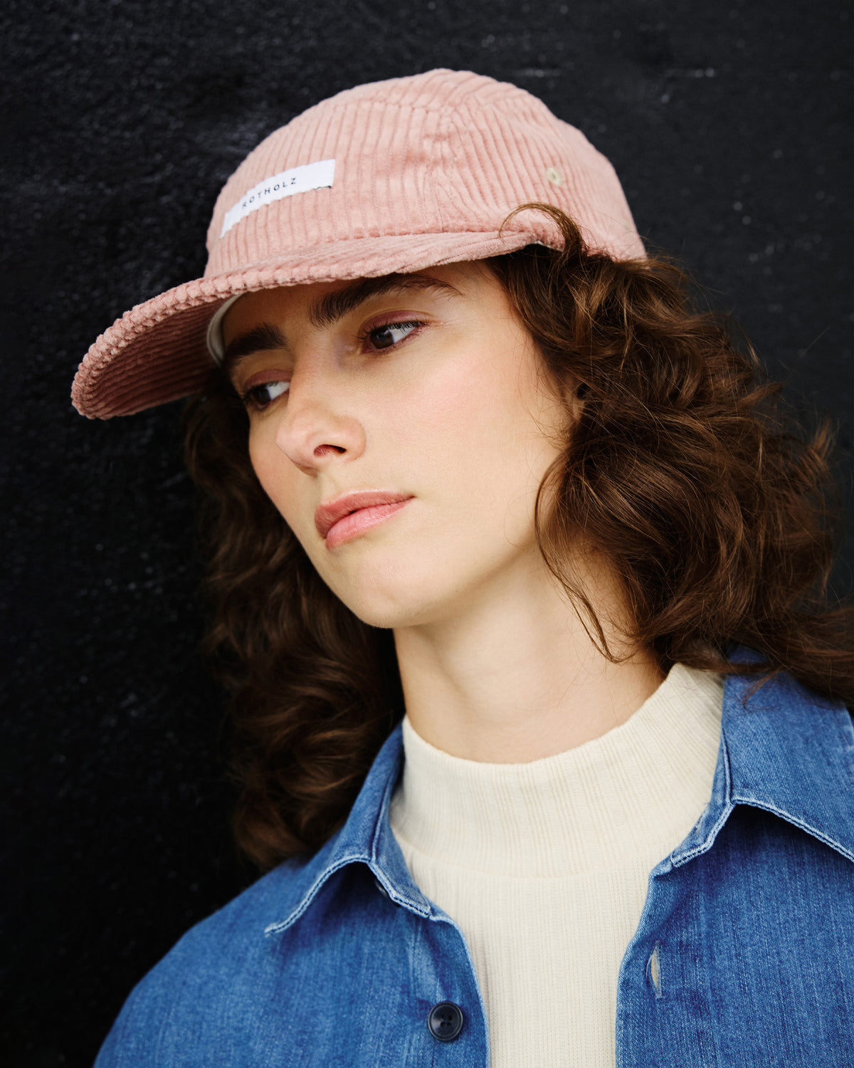 Cord 5-Panel Cap Bio Baumwolle - Pink
