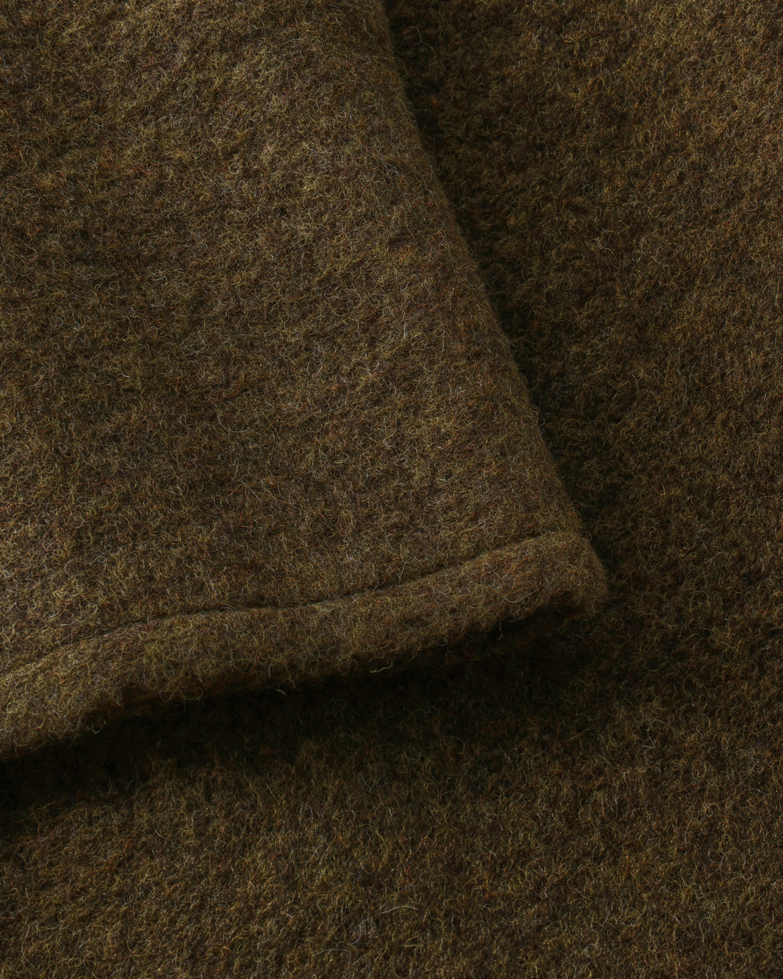 Kurze Weste Bio Wolle - Dunkelgrün