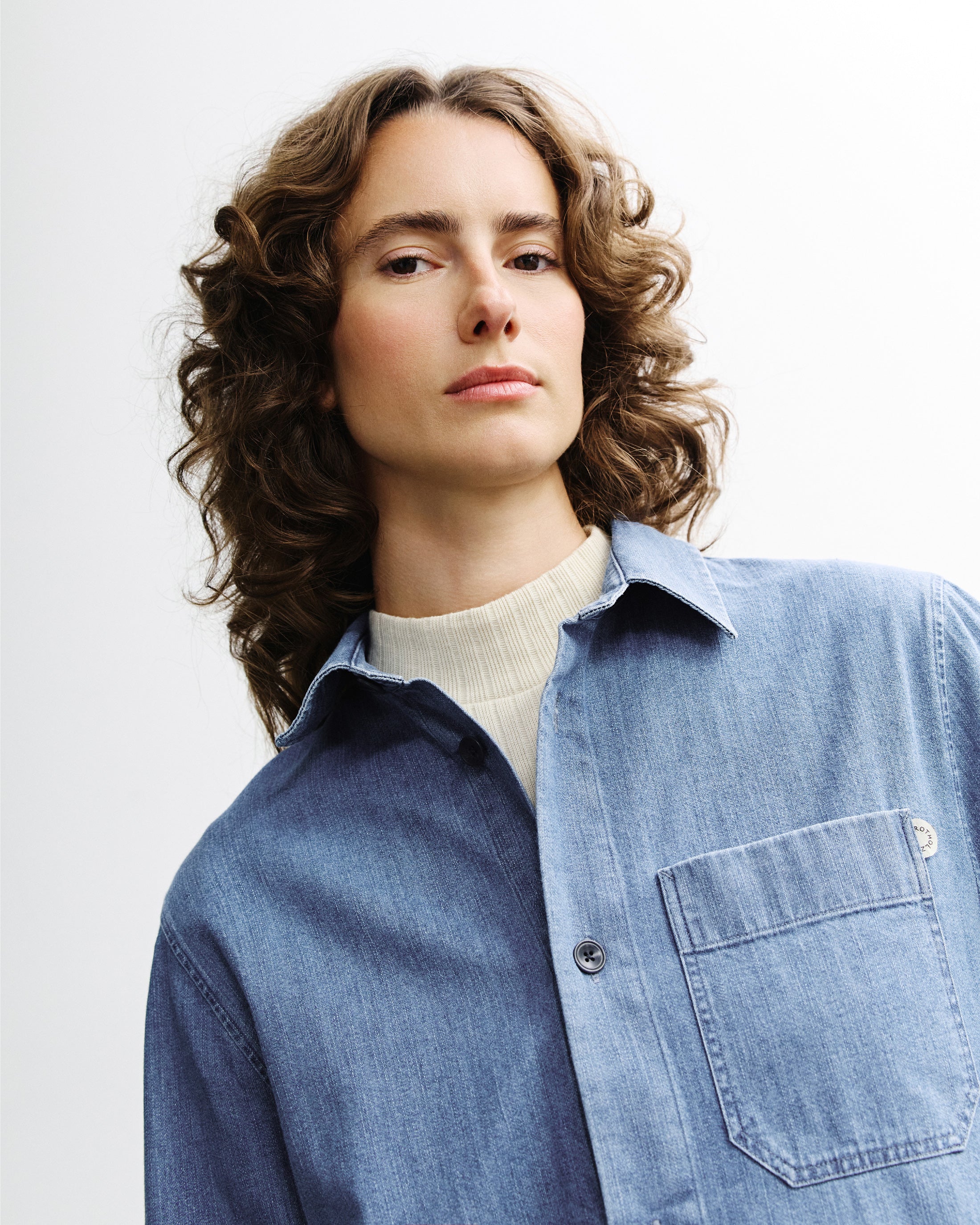 Denim Hemd Bio Baumwolle - Blau