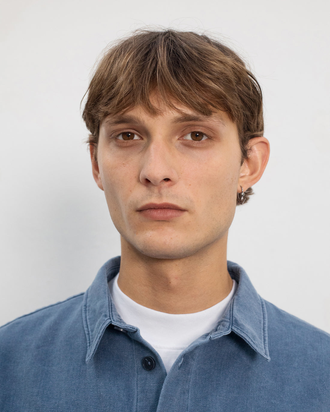 Denim Hemd Recycelte Baumwolle - Blau