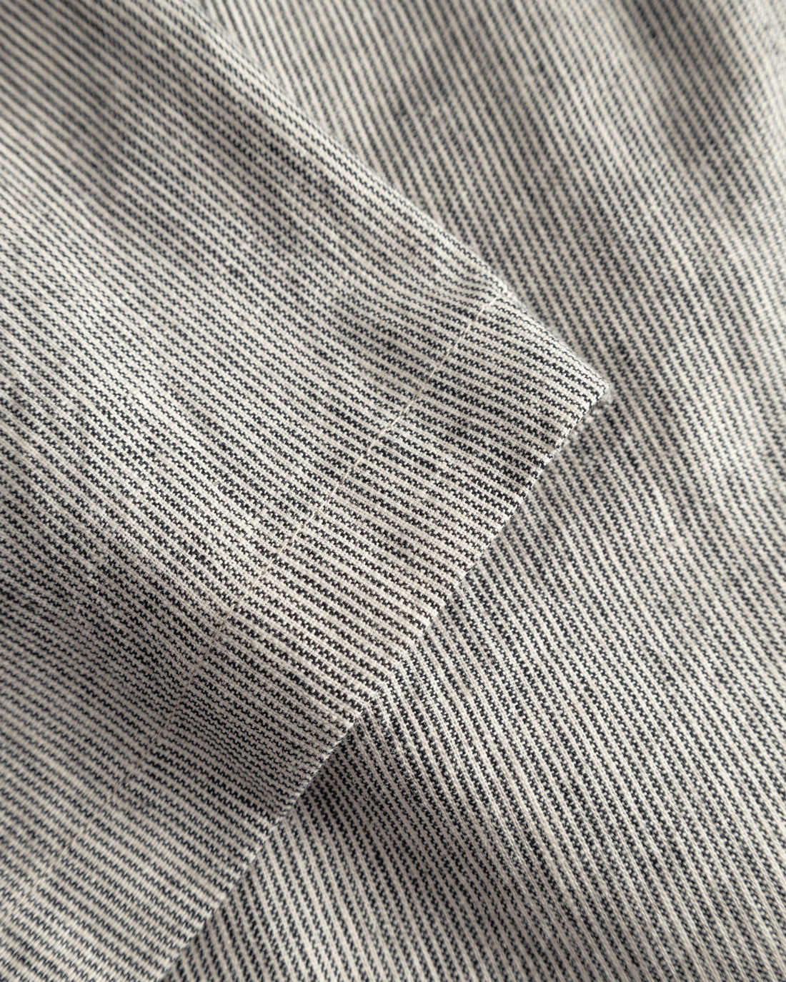 Kurze Hose Bio Baumwolle - Grau Gestreift