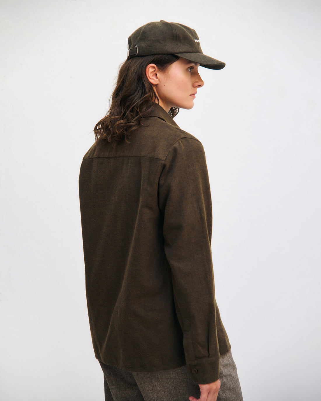 Flanell Hemd Bio Baumwolle - Braun