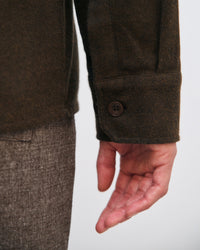 Flanell Hemd Bio Baumwolle - Braun