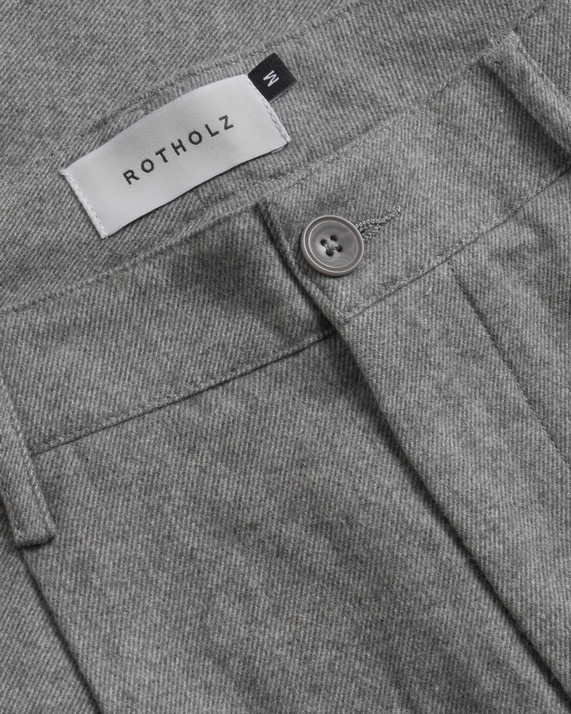 Everyday Flannelhose Bio Baumwolle - Grau