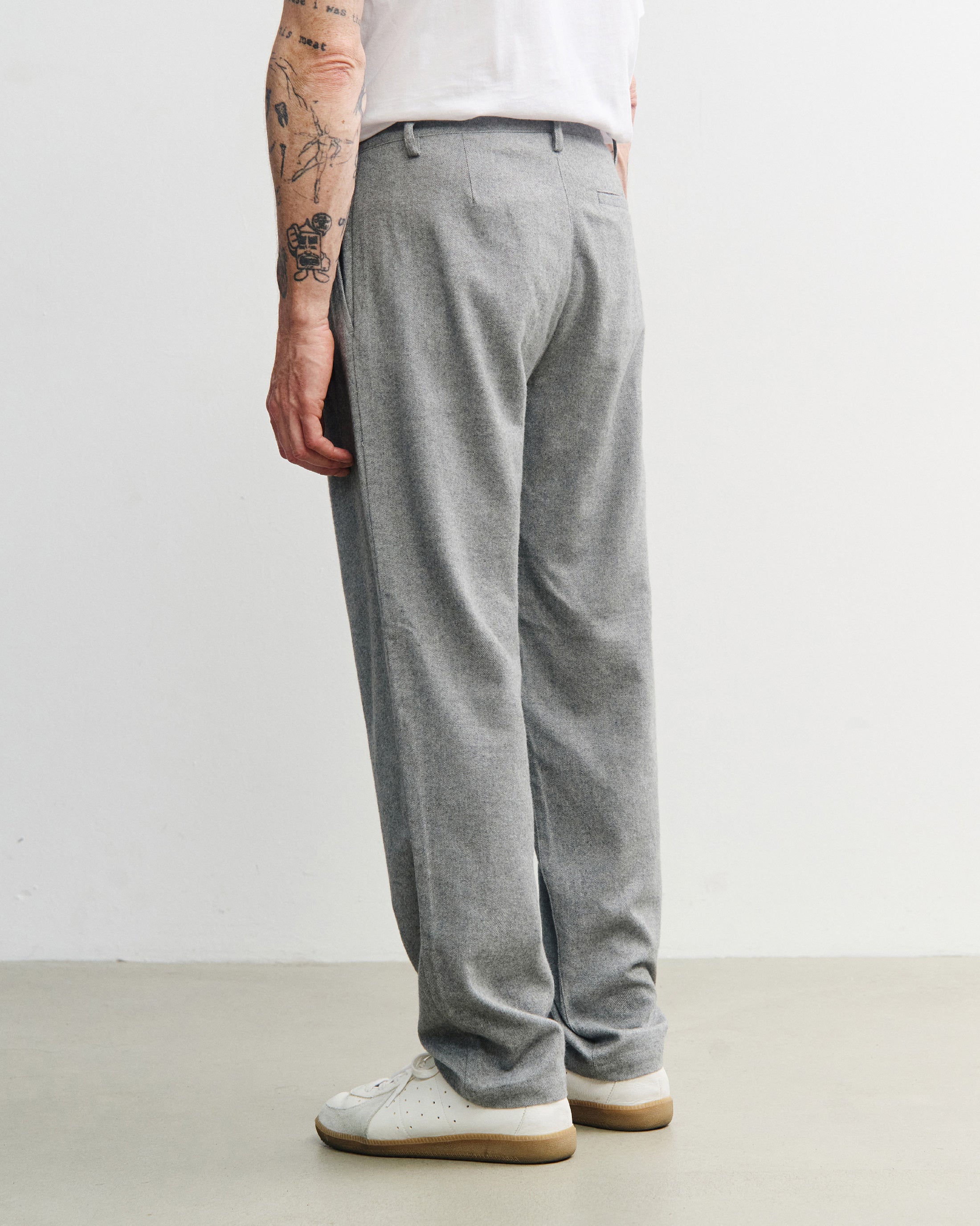 Everyday Flannelhose Bio Baumwolle - Grau