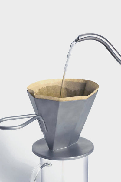 Kaffeefilterhalter Für #4 Kegelfilter – Organizer Aus Recyceltem PLA, Hält 1 Box Mit 80 Filtern (Marmor-Optik)