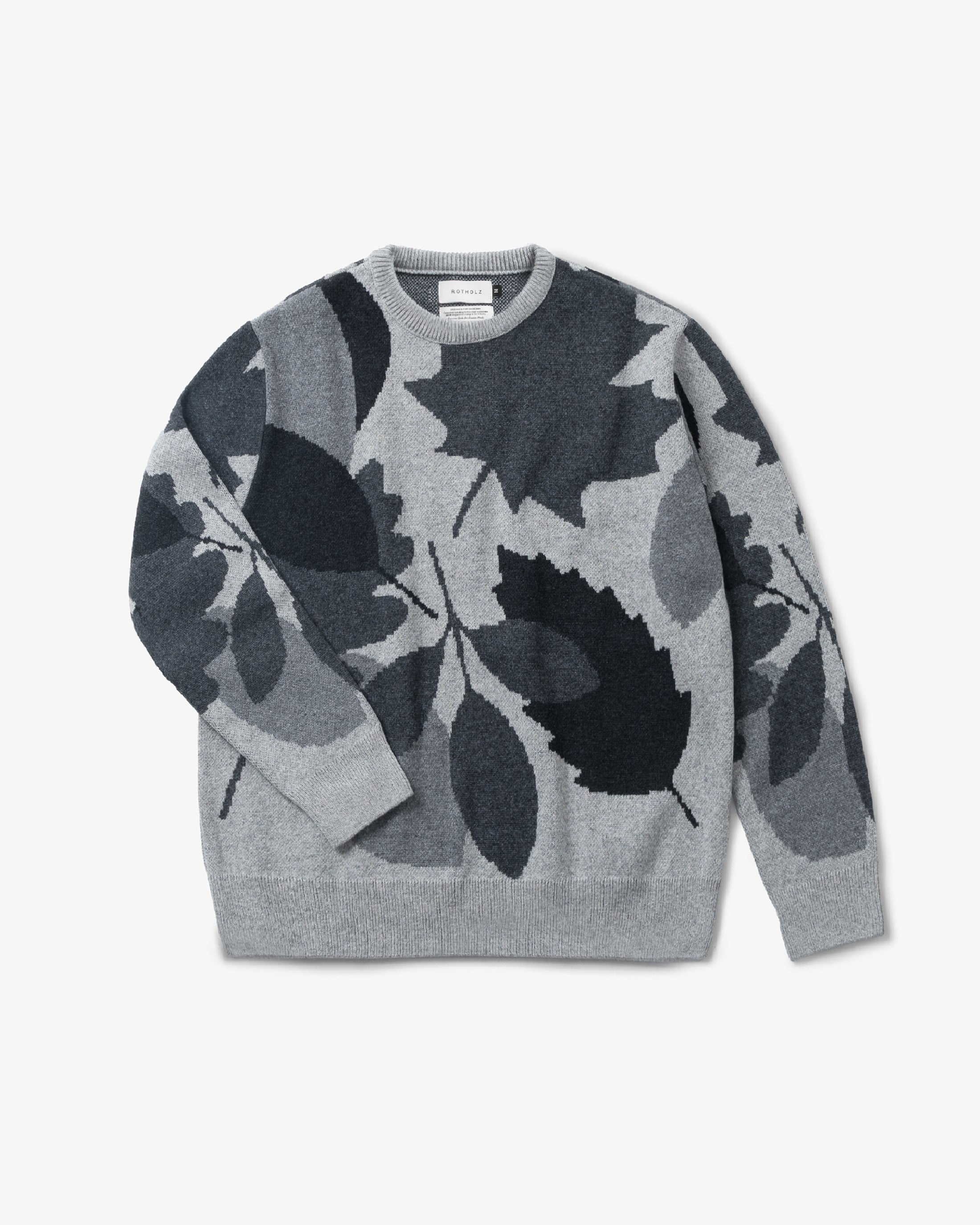Strickpullover Recycelte Wolle - Grau