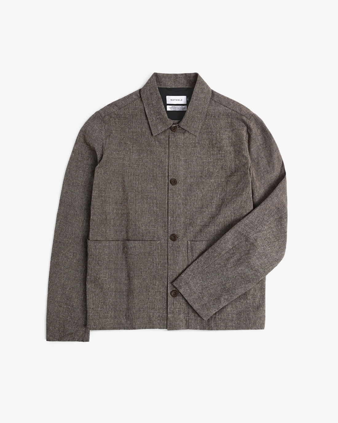 Leichte Jacke Bio Baumwolle - Canvas Braun