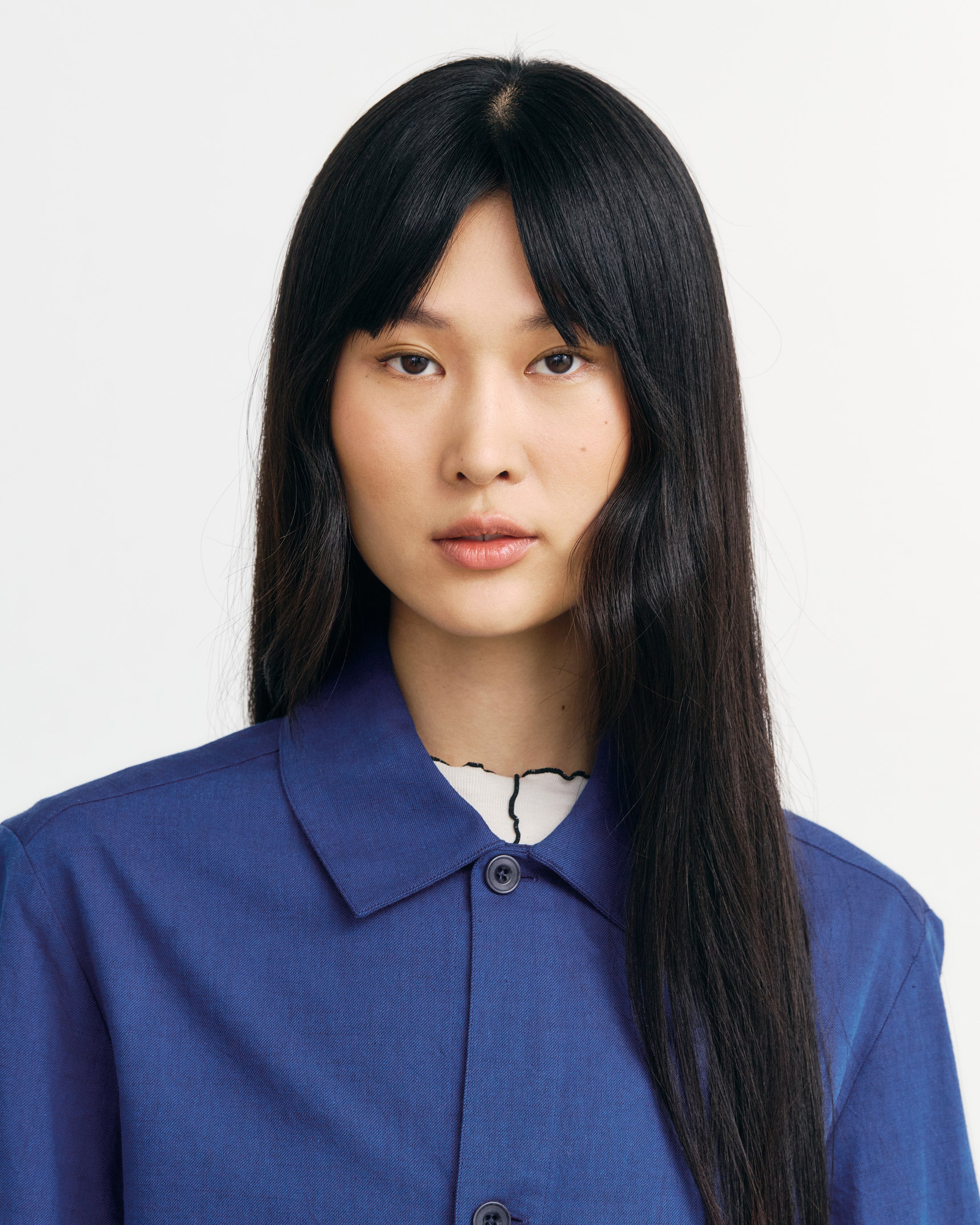 Leichte Workwear Jacke Bio Baumwolle - Blau