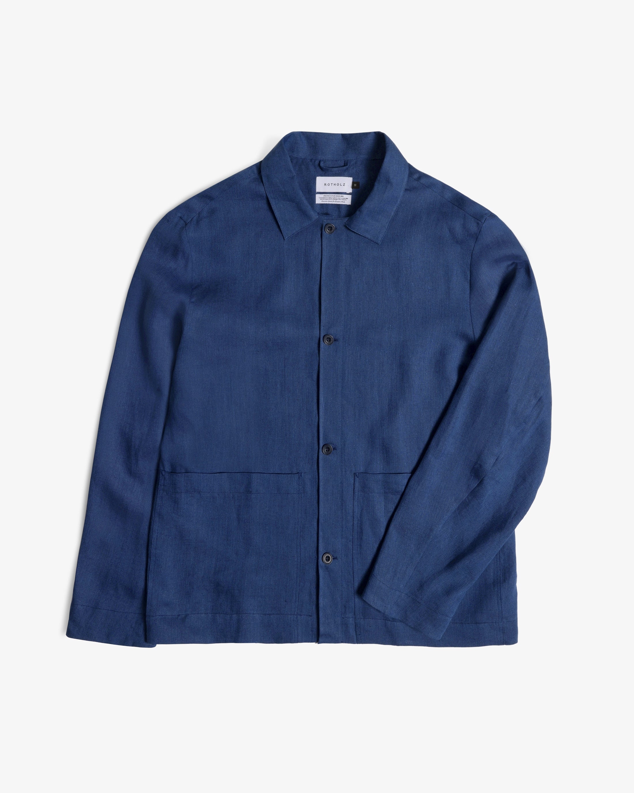 Leichte Workwear Jacke Bio Baumwolle - Blau