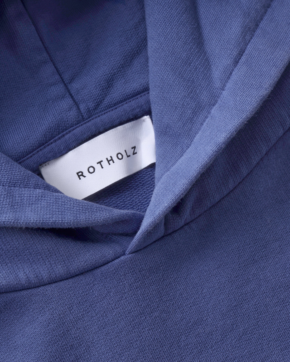 Logo Hoodie Bio Baumwolle - Blau