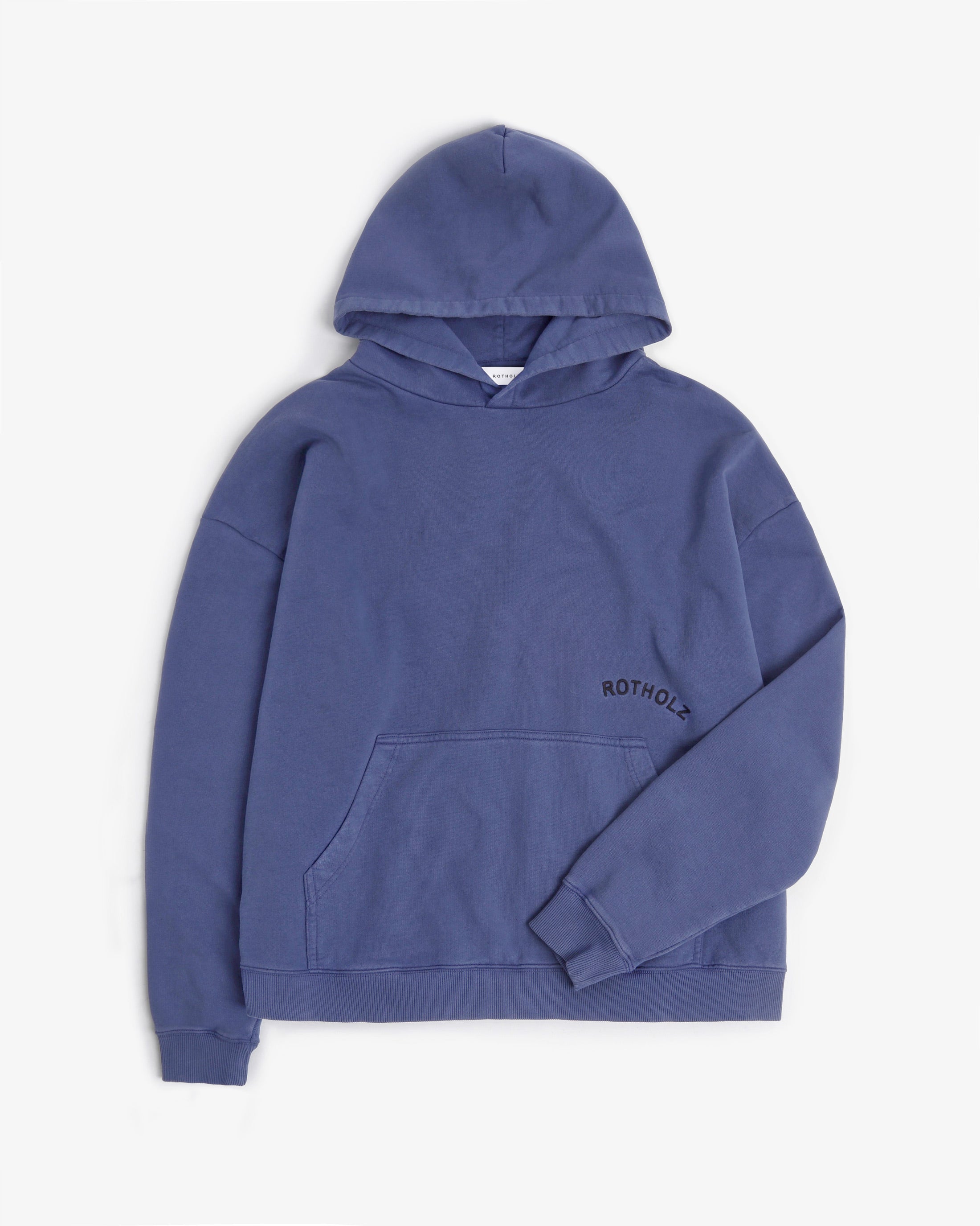 Logo Hoodie Bio Baumwolle - Blau