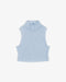 Strick Singlet Merinwolle - Hellblau