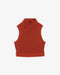 Strick Singlet Merinwolle - Rot