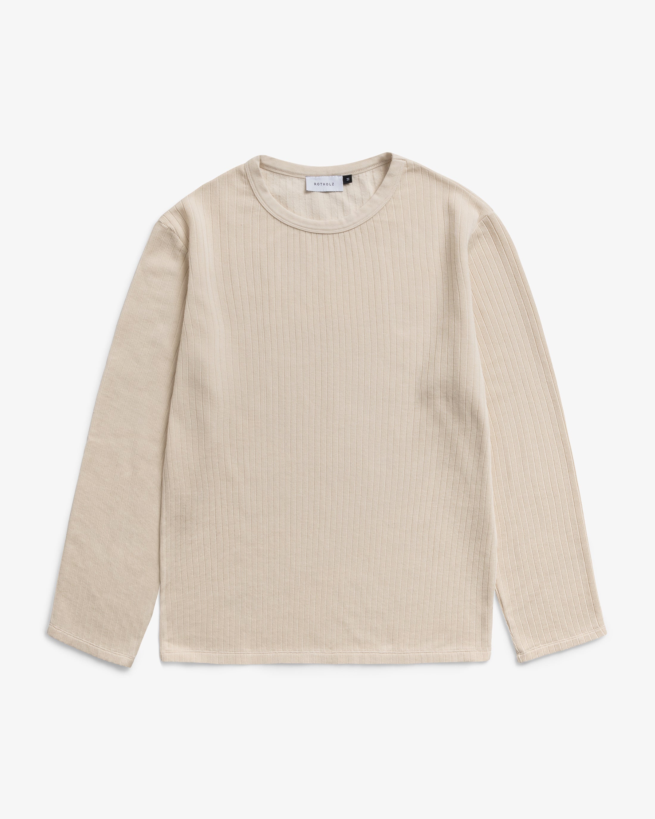Oversize Longsleeve Bio Baumwolle - Creme