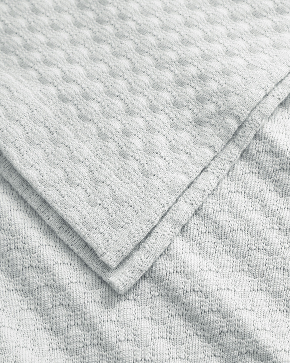 Gestrickter Midi Rock Bio Baumwolle - Grau