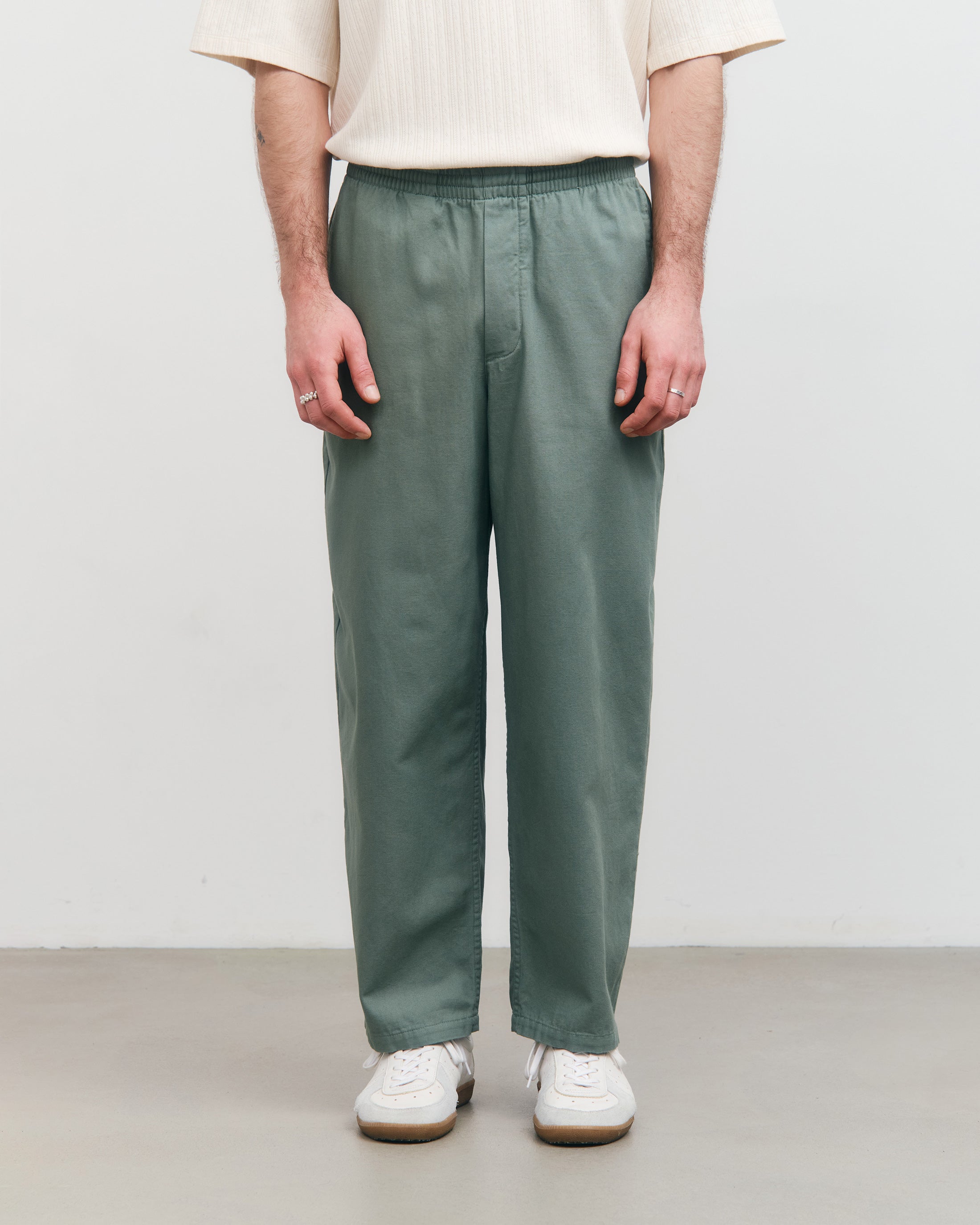 Weite Hose Bio Baumwolle - Grün