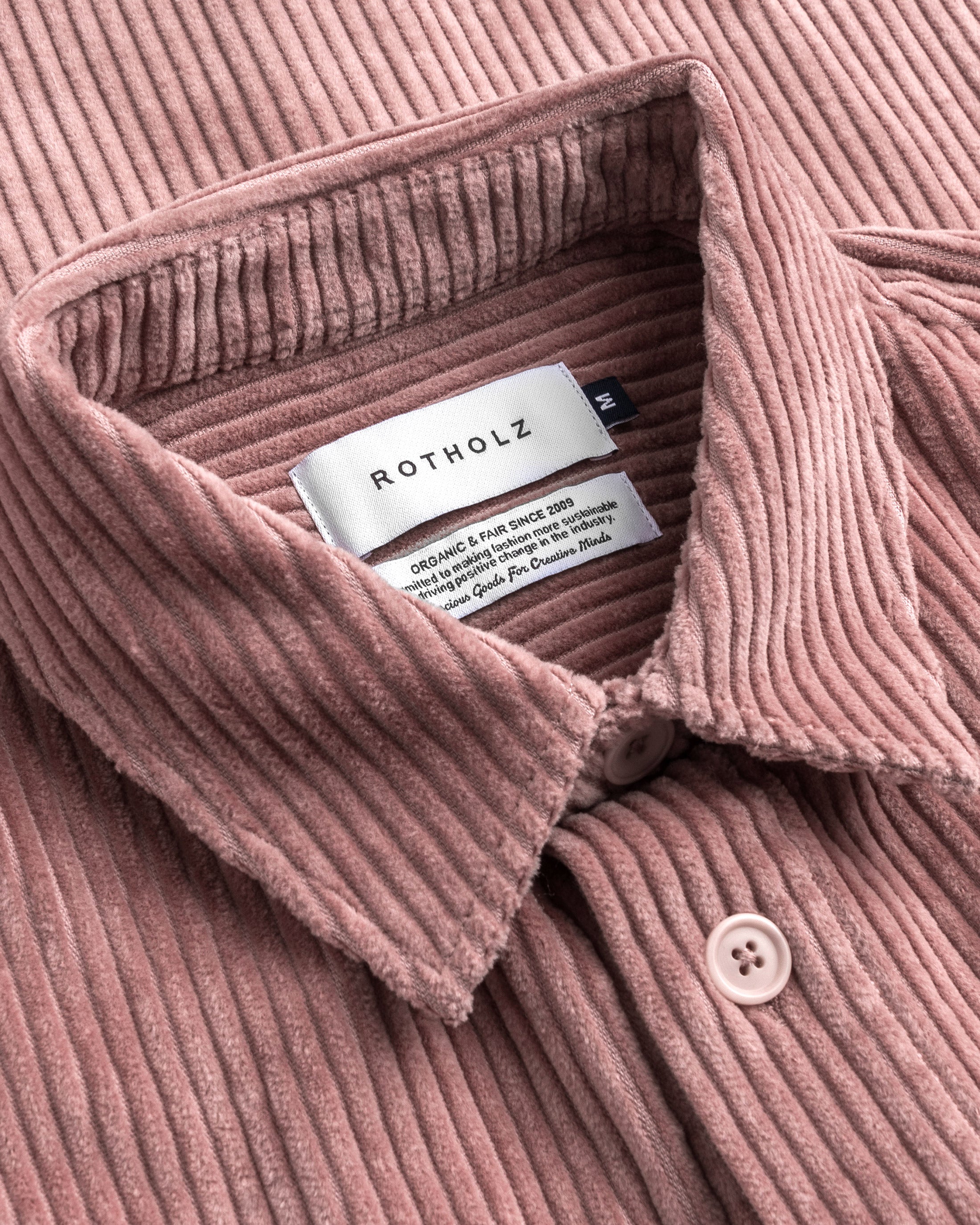 Cord Hemd Bio Baumwolle - Pink