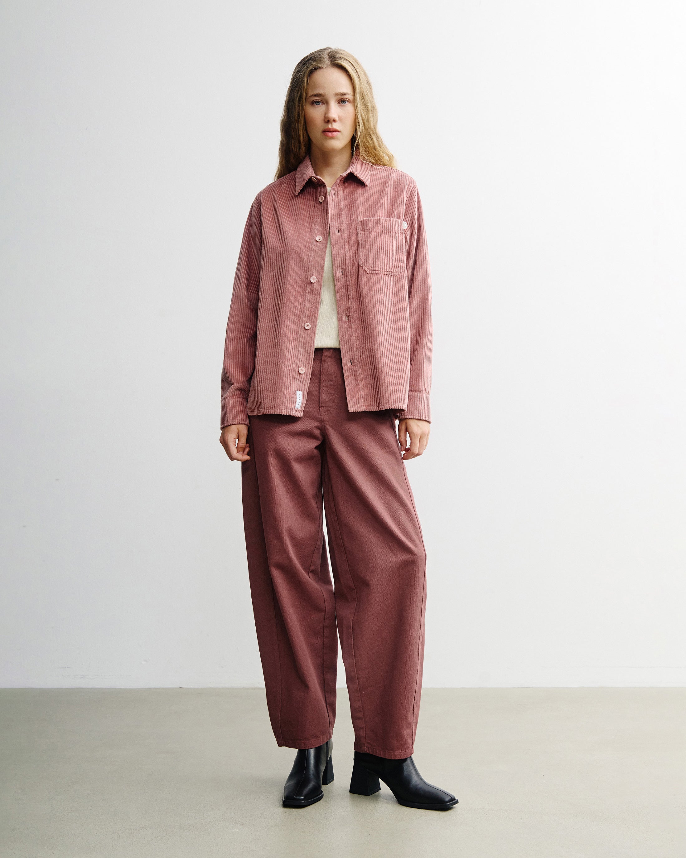 Cord Hemd Bio Baumwolle - Pink