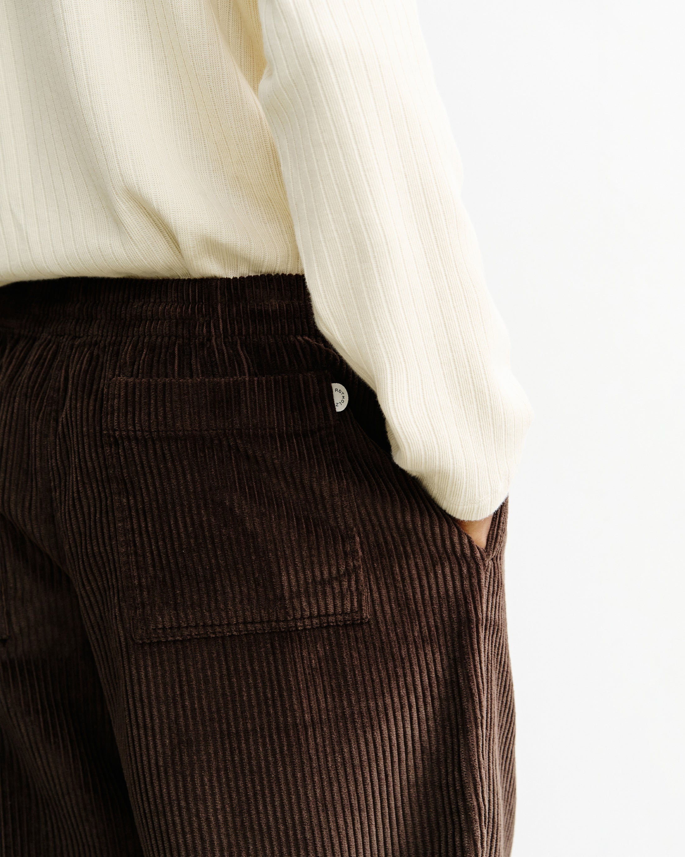 Weite Cordhose Bio Baumwolle - Braun