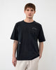 Wavy Logo T-Shirt Bio Baumwolle - Schwarz