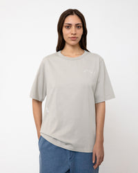 Wavy Logo T-Shirt Bio Baumwolle - Sand