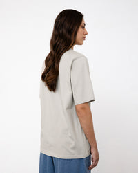 Wavy Logo T-Shirt Bio Baumwolle - Sand