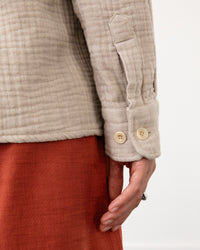 Musselin Hemd Bio Baumwolle - Sand