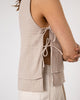 Musselin Wickeltop Bio Baumwolle - Sand