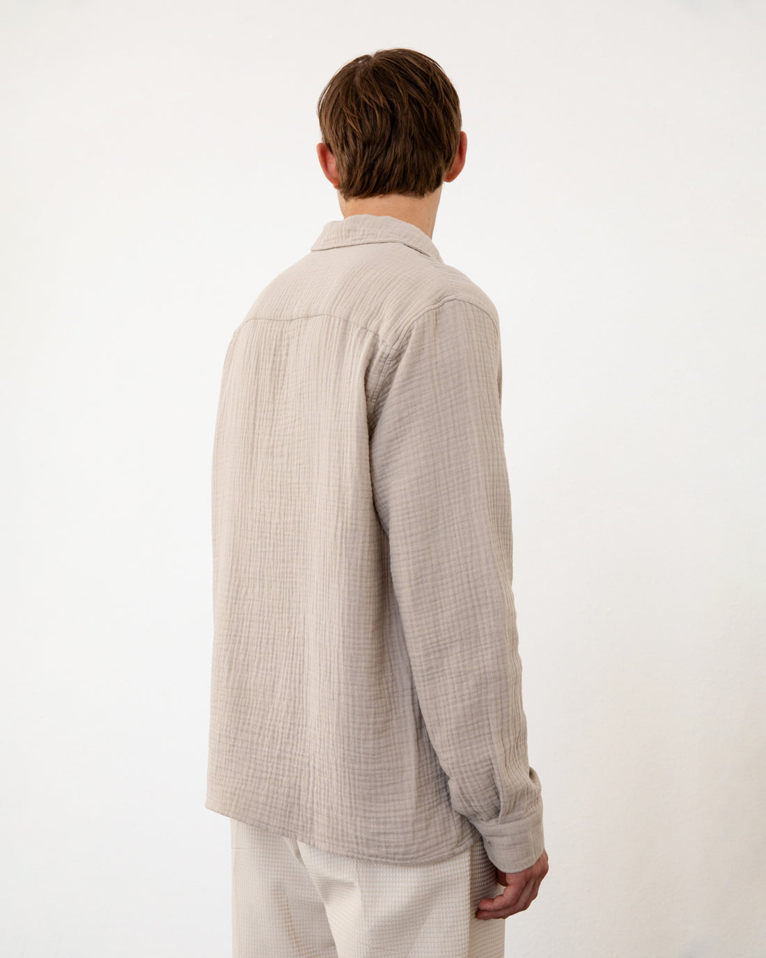 Musselin Hemd Bio Baumwolle - Sand