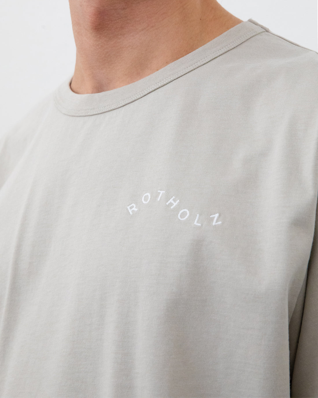 Wavy Logo T-Shirt Bio Baumwolle - Sand