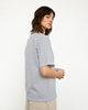 Gestreiftes T-Shirt Bio Baumwolle - Blau