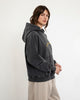Logo Hoodie Bio Baumwolle - Washed Black