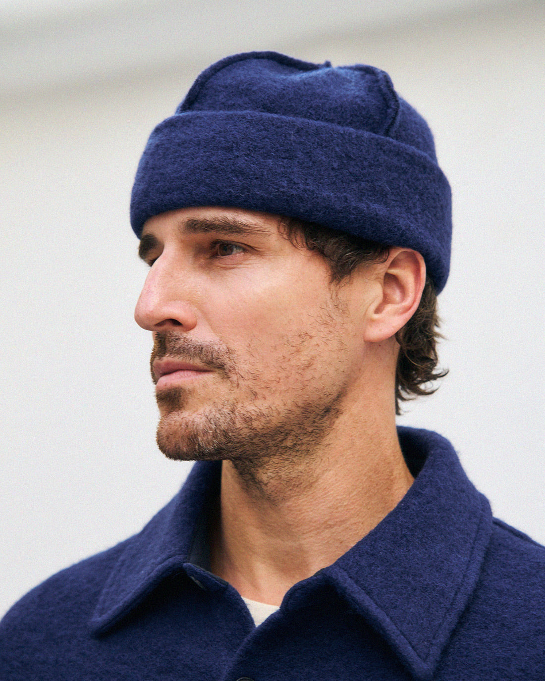 Toque Bio Wollmischung - Royalblau