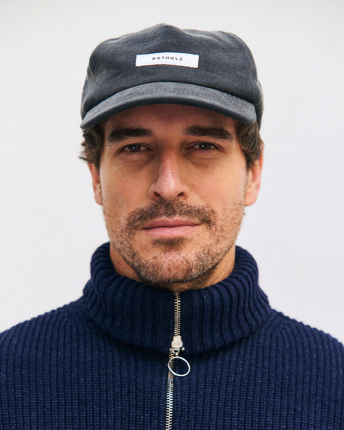 Fleece Floppy Cap Bio Baumwolle - Washed Black