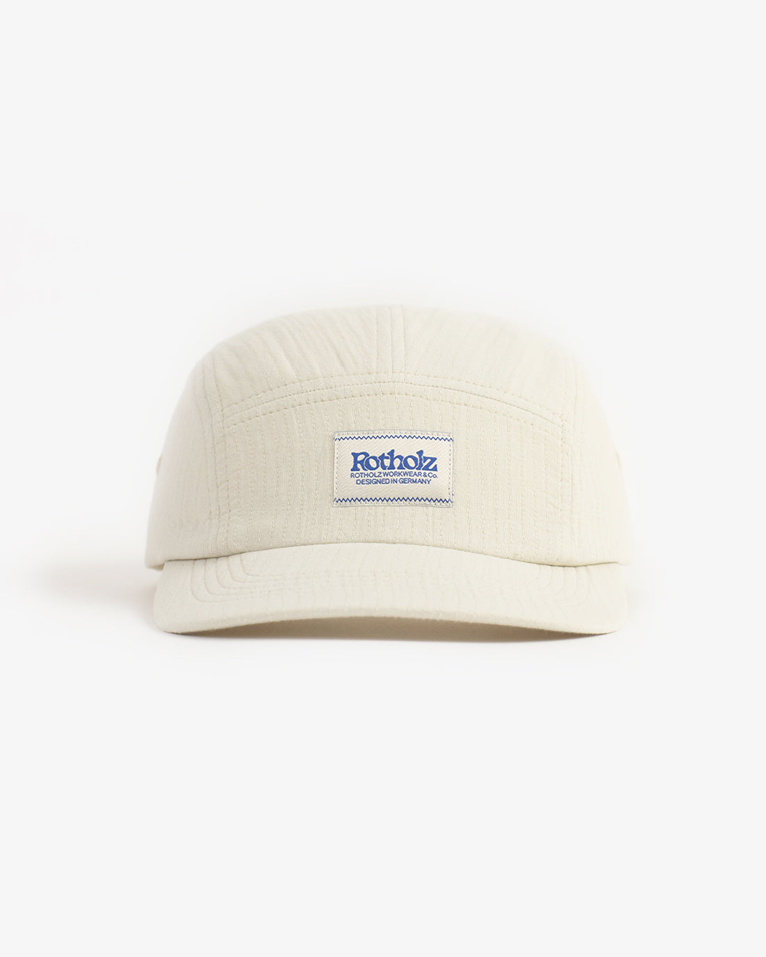 Rotholz 5 Panel Cap Bio Baumwolle - Sand