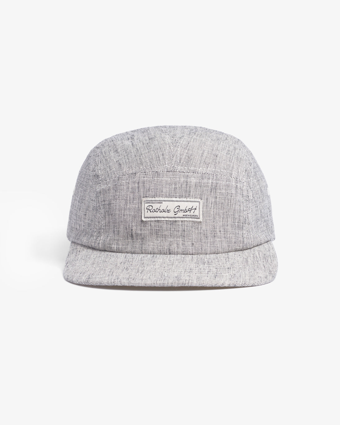 Logo 5 Panel Cap Bio Baumwolle - Grau