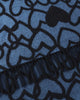 Affection Schal Merinowolle - Schwarz / Blau