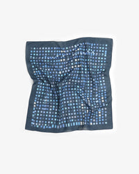 Bandana Organic Cotton - Navy Squares