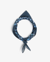 Bandana Organic Cotton - Navy Squares