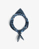 Bandana Organic Cotton - Navy Squares