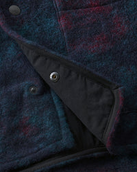 Workwear Jacke Bio Wollmischung - Blau Melange