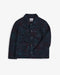 Workwear Jacke Bio Wollmischung - Blau Melange