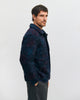 Workwear Jacke Bio Wollmischung - Blau Melange