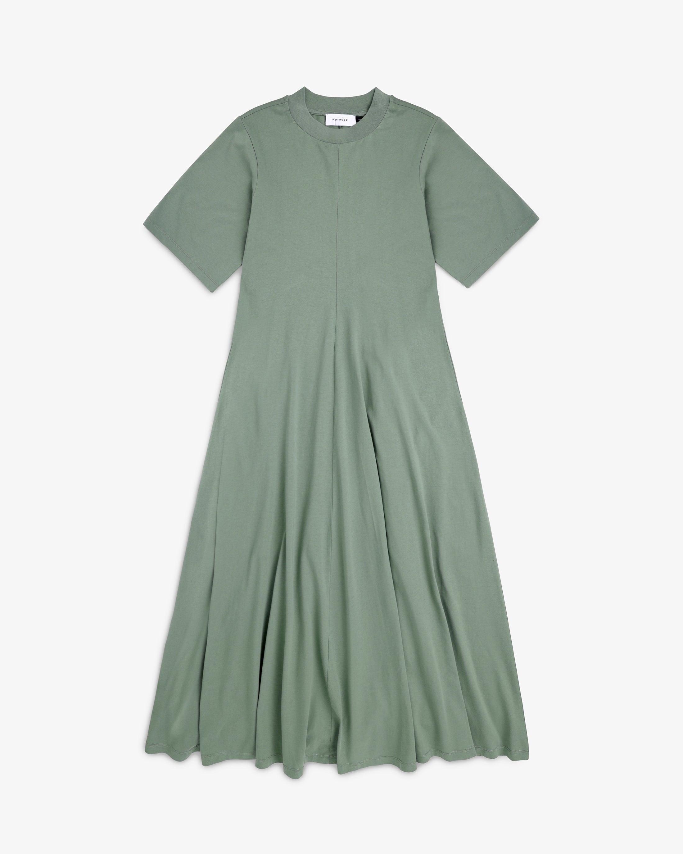 Maxi Kleid Bio Baumwolle - Grün