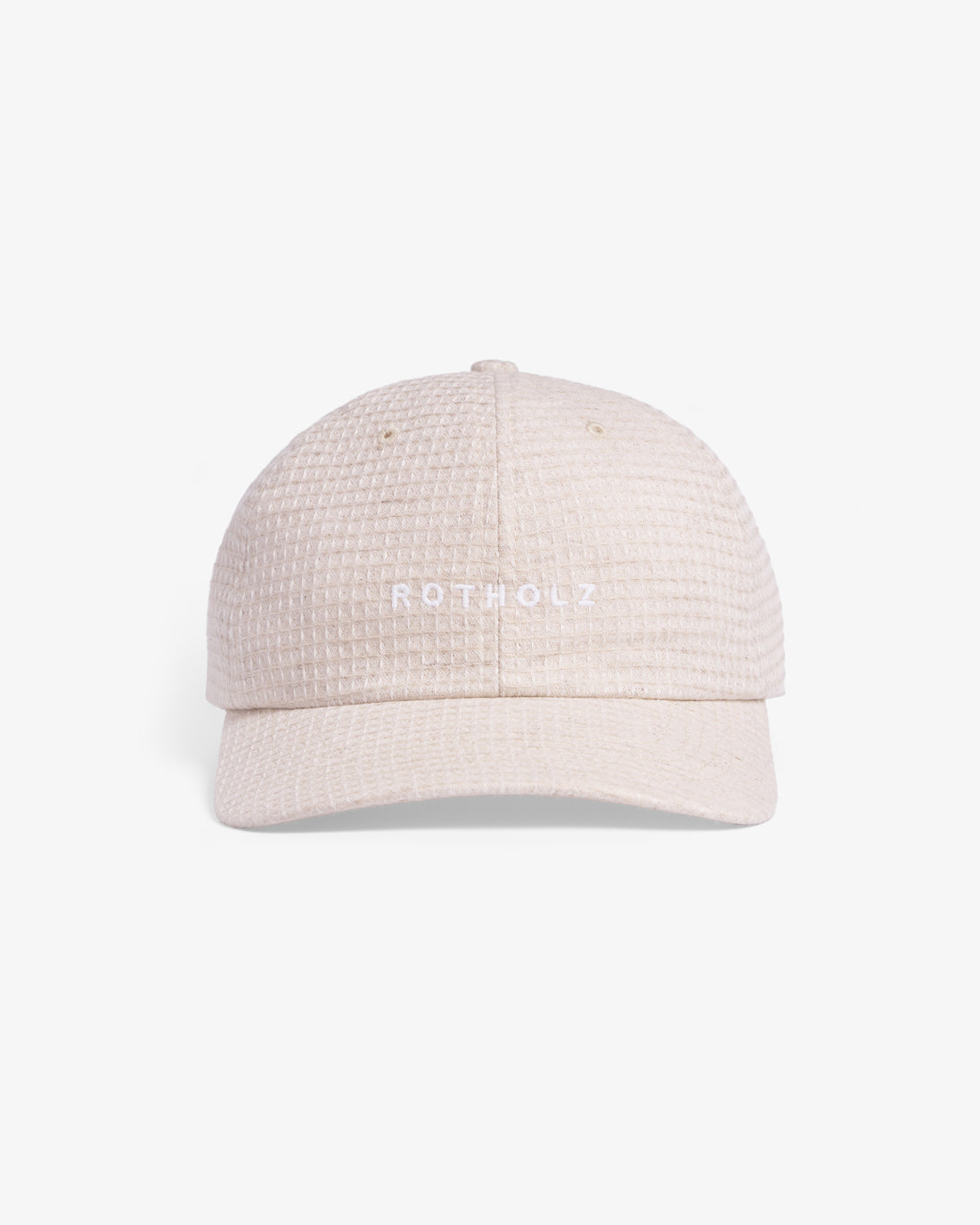 Waffel Baseball Cap Bio Baumwolle - Sand